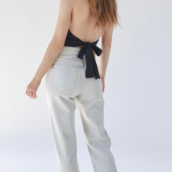 Urban Outfitters BGD Cowboy Jeans in Cream Size 28 - Picture 3 of 10